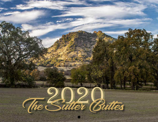 2020 Sutter Buttes Calendar Cover