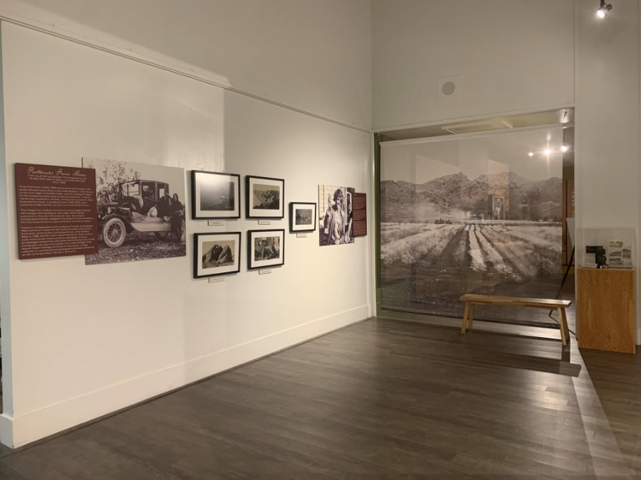 Postcards From Mecca Exhibit.