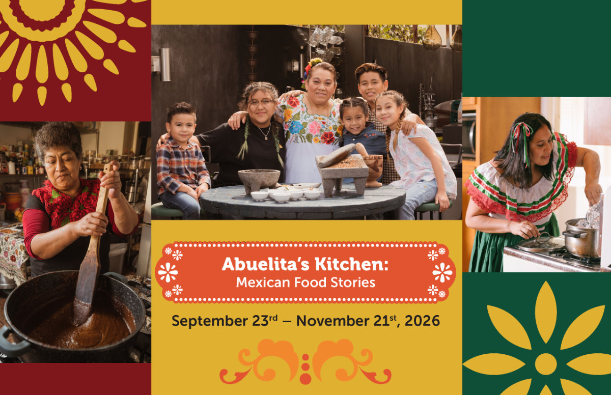 Abuelitas Kitchen exhibit flyer for the Sutter County Museum