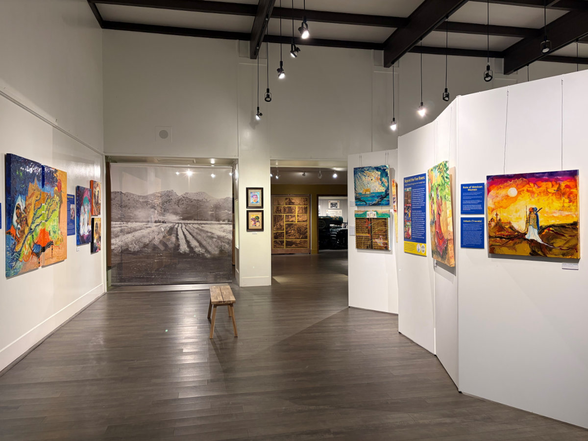 Beyond the Five Rivers installed in the Sutter County Museum