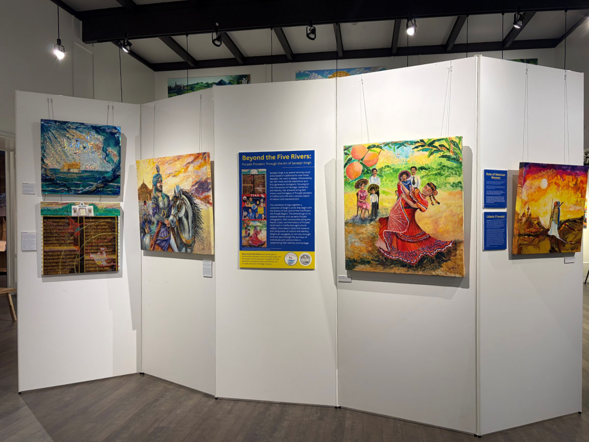 Beyond the Five Rivers installed in the Sutter County Museum