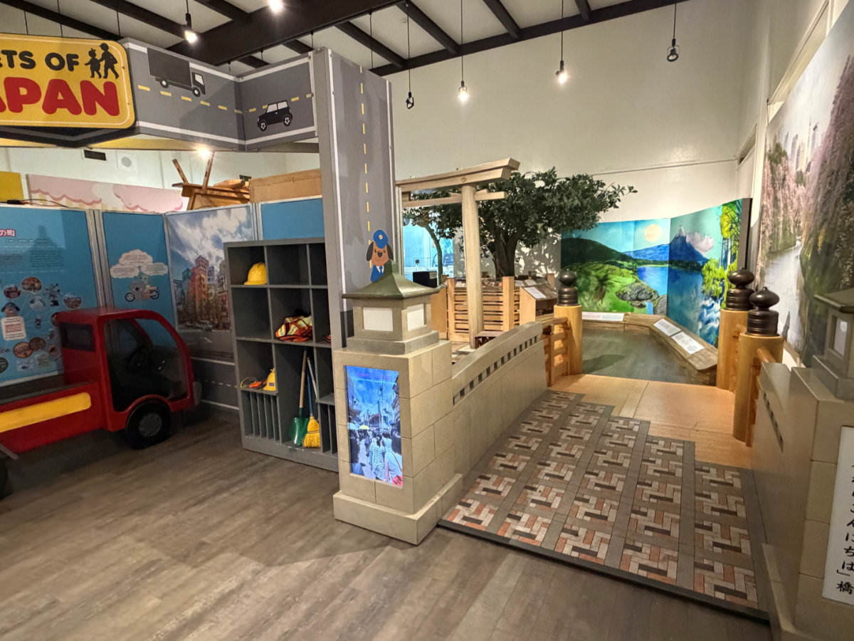 Hello From Japan installed in the Sutter County Museum