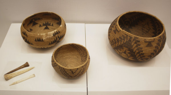 Three Maidu Baskets